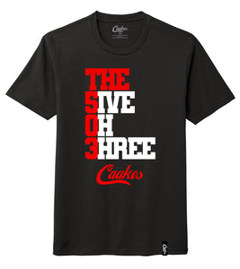 THE 5IVE OH 3HREE CAAKES TEE