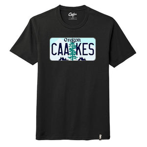 Caakes™®Oregon License plate T shirt