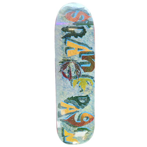 Strange Pagan Abstract Letters Skate Deck